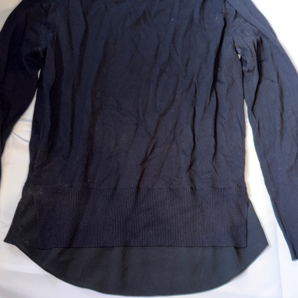 Ted Baker London Black Top with Gold Embellished Collar - Picture 10 of 10